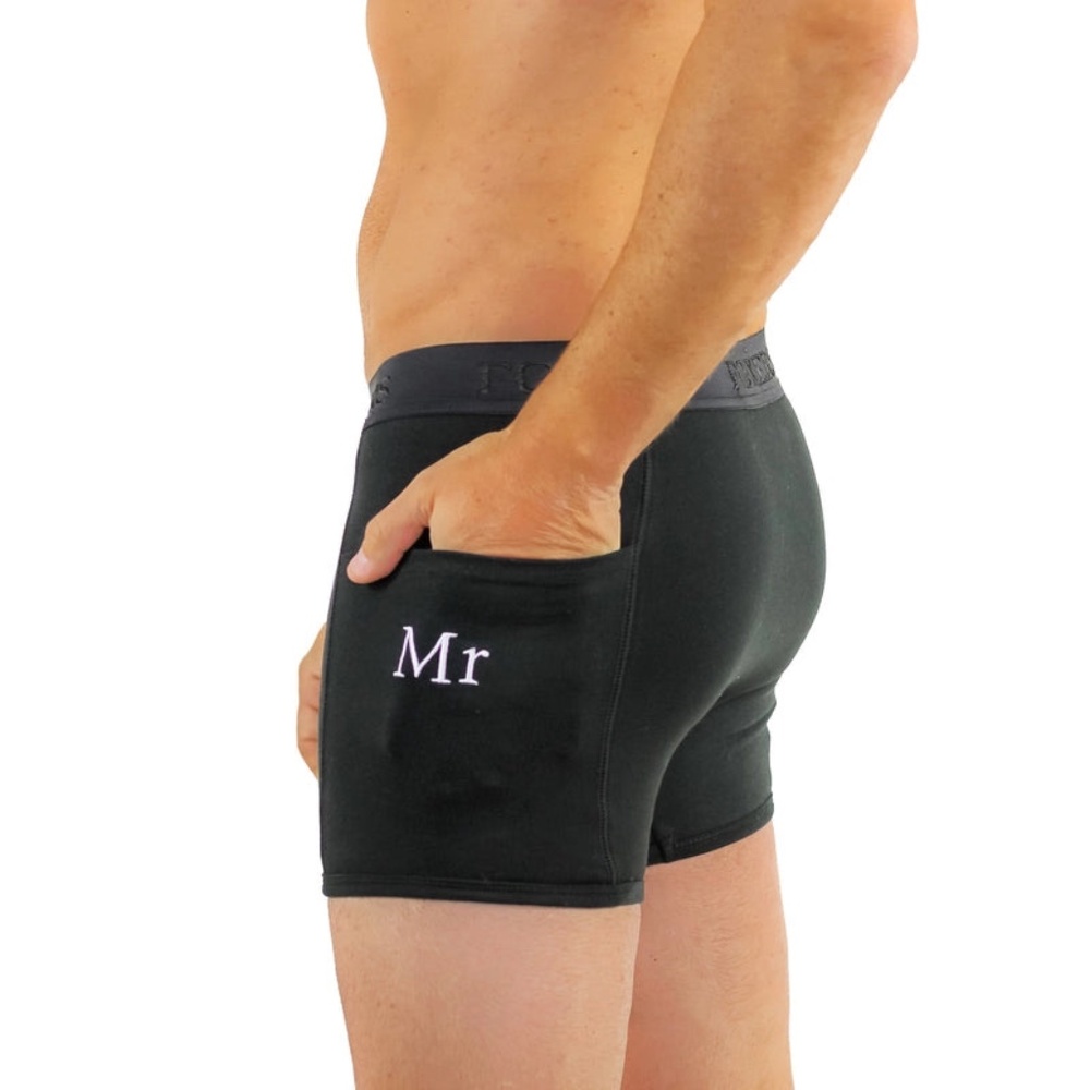 “Mr” Boxers (see our “Mrs” option!)